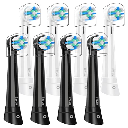 8 Pack IO Replacement Heads Compatible with Oral B iO Electric - Product Imagery