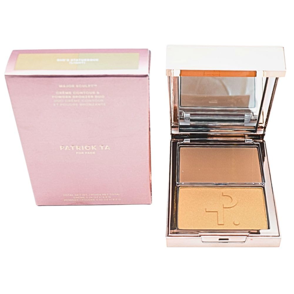 PATRICK TA Major Sculpt Crème Contour & Powder Bronzer Duo She's Statuesque – product photo (Bronzers)