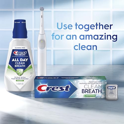 Crest Toothpaste Clean Breath Peppermint 4.6oz – Neutralizes Bad - Product Imagery