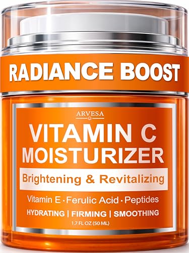 Vitamin C Moisturizer for Face - Vitamin C Cream - Brightening & - Product Imagery