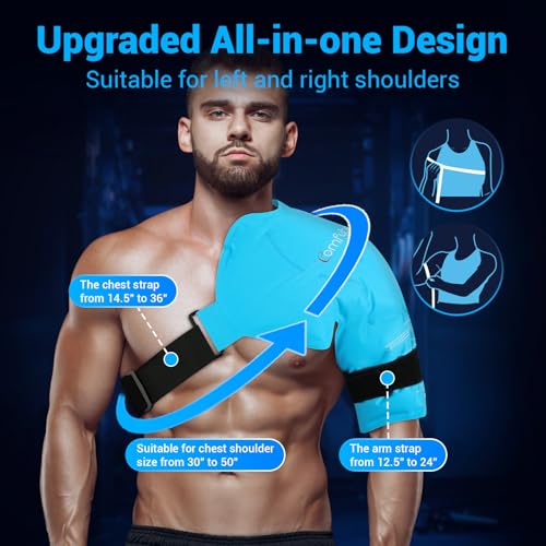 Comfytemp Shoulder Ice Pack, Rotator Cuff Cold Therapy Wrap - Product Imagery