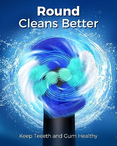 Rotating Electric Toothbrush for Adults, 8 Heads 2 Types, 4 - Product Imagery