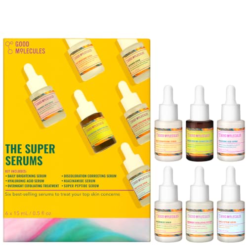 Good Molecules The Super Serums Discovery Set – 6 Mini Serums - Product Imagery