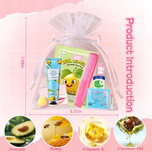 144 PCS Spa Party Supplies for Women, Spa Party Favors Include - Product Imagery