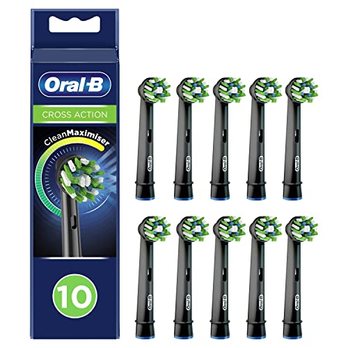 Oral-B Pro Cross Action Black Replacement Brush Heads for - Product Imagery