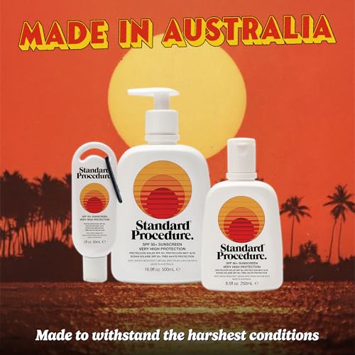 Standard Procedure. SPF 50 + Sunscreen, Refill Trio, 4HR Water - Product Imagery