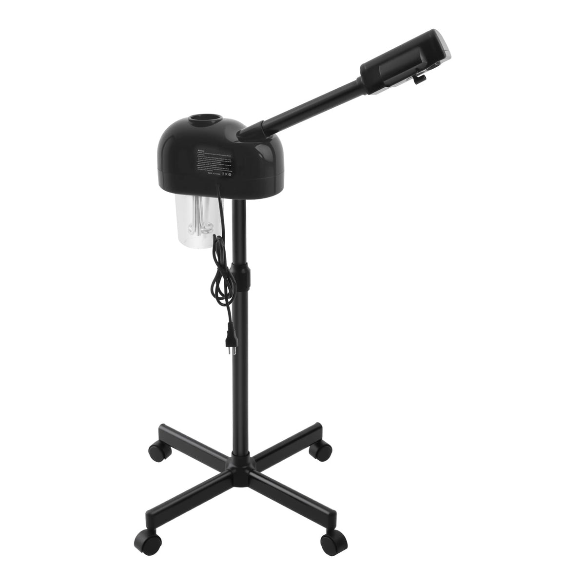 YUASDUU Professional Facial Steamer Machine on Wheels, Ozone Face Humidifier Standing Esthetician Steamer Facial Be Used