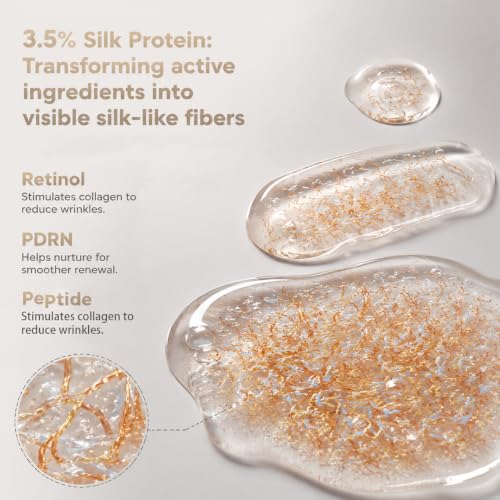 PDRN & Peptides Deep Silk Collagen Tri-Serum | 3.5% Silk - Product Imagery