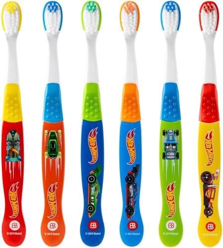 Brush Buddies Hot Wheels Toothbrush for Kids, Kids Toothbrushes, - Product Imagery