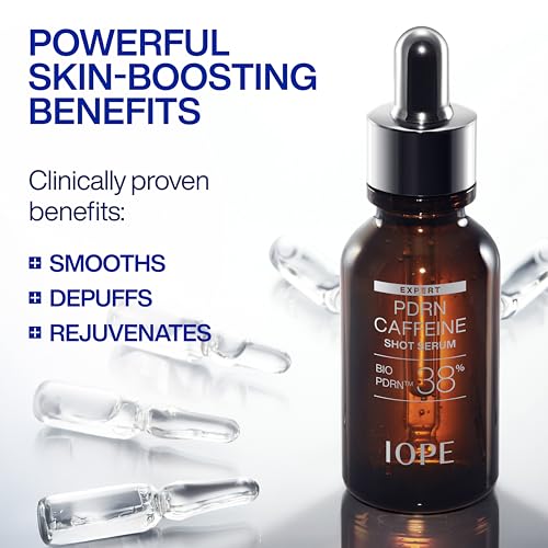 IOPE Expert PDRN Caffeine Shot Serum - Anti-Aging Face Serum to - Product Imagery