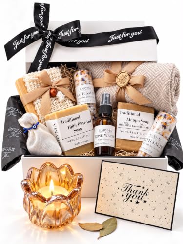 KARYMA Home Spa Gift Set 11 Pcs - Luxury Christmas Holiday Gifts Women Men