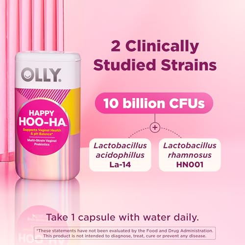 OLLY Happy Hoo-Ha Capsule, Vaginal Probiotics for Women - 25 - Product Imagery