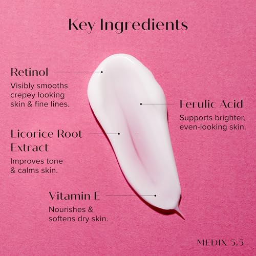 Medix 5.5 Retinol Cream + Collagen Cream Skincare Set - Product Imagery