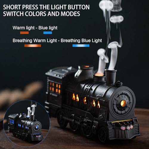 Retro Train Diffuser 300ml Essential Oil Diffuser - Cool Mist - Product Imagery