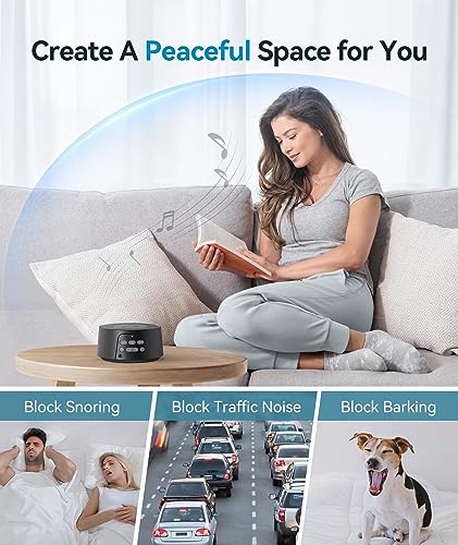 Dreamegg White Noise Machine, Sound Machine for Sleeping Baby, - Product Imagery