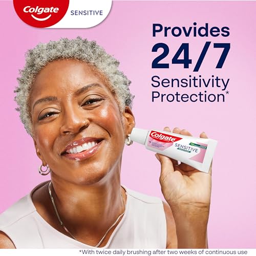 Colgate Sensitive Enamel Health Toothpaste for Sensitive Teeth, - Product Imagery