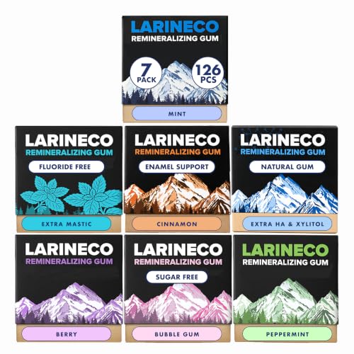 Larine co Remineralizing Gum Sugar Free Hydroxyapatite and - Larine co Official Imagery - 1
