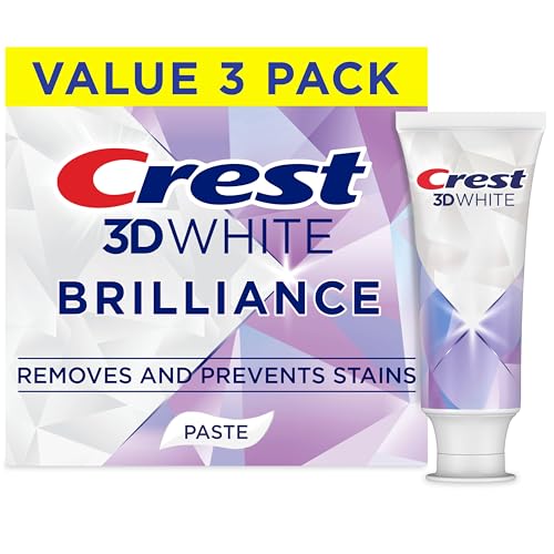 Crest 3D White Brilliance Bright Mint Teeth Whitening - Product Imagery