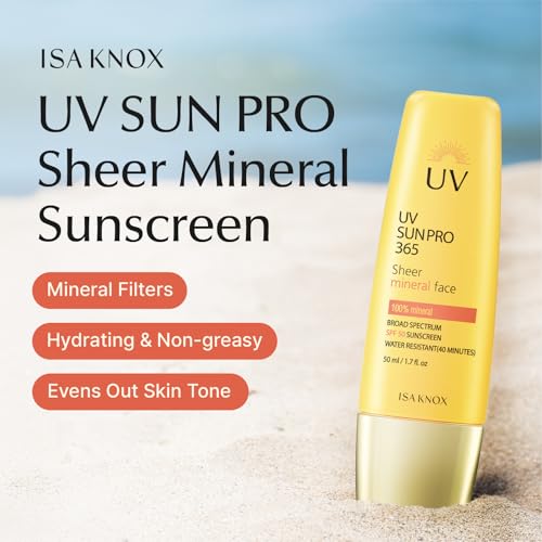 Isa Knox UV Sun Pro Sheer Mineral Sunscreen SPF 50 (1.7 fl oz) - - Product Imagery