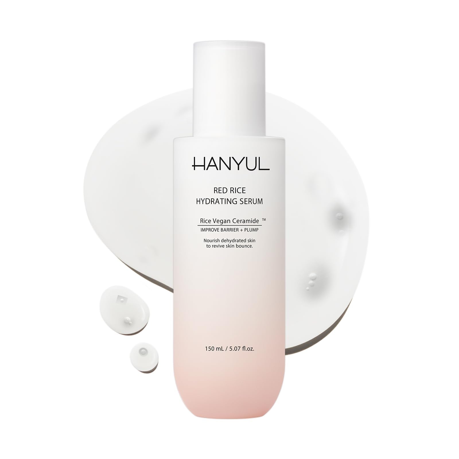HANYUL Red Rice Hydrating Serum with Vegan Ceramide & Squalane | - Product Imagery