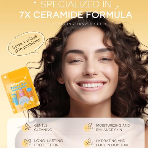 Hydrating Skin Care Set Travel Kit,4 Piece Skincare Essentials - Product Imagery