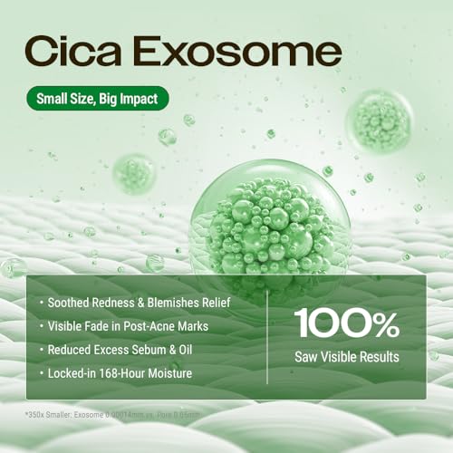 YUMU Cica Exosome Zinc Blemish Relief Cream, Face Moisturizer - Product Imagery