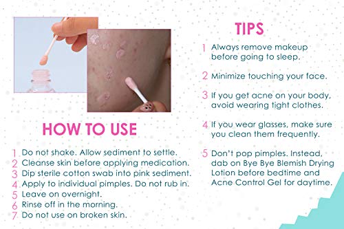 Bye Bye Blemish Acne Drying Lotion, Reduce Pimples Overnight, - Product Imagery