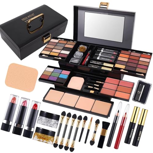 MISS ROSE M 58 Color Professional Makeup pallet, Makeup Kit for Women Full Kit, All In One Make up Kit Set, Makeup Gift 