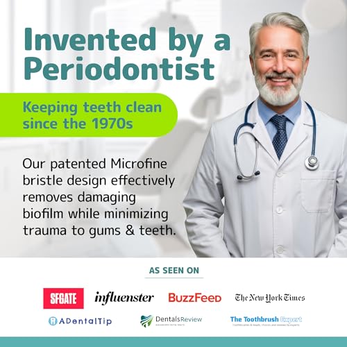 NIMBUS Extra Soft Toothbrushes (Regular Size Head), Periodontist - Product Imagery