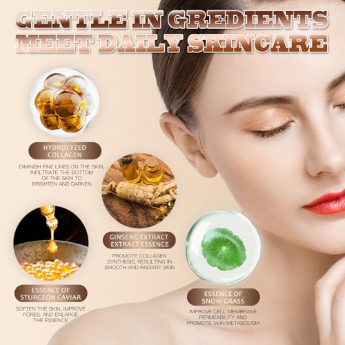 Luxurious Hydrating Skincare Gift Set with Cordyceps Extract - - Product Imagery