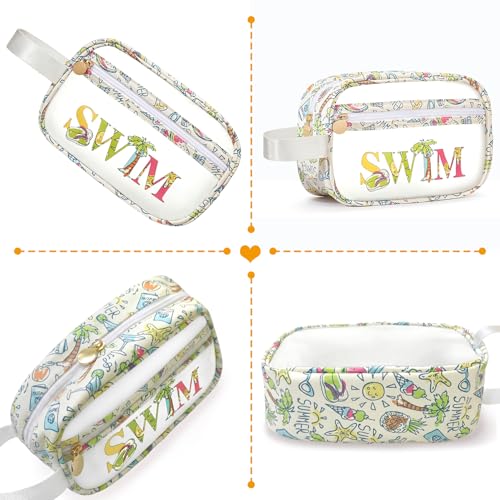 COSHAYSOO Clear SWIM Bag Swimming Pool Day Accessories for Women - Product Imagery