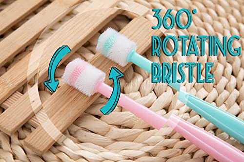 E.M&S.T by Emmeliestella Small Dog & Cat Toothbrush 360° Soft - Product Imagery