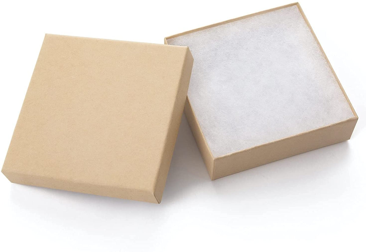 GEFTOL Jewelry Gift Boxes 96 Pack 3.5x3.5x1 Inch Cardboard Jewelry Boxes,Small Gift Boxes for Jewelry Earrings Necklaces