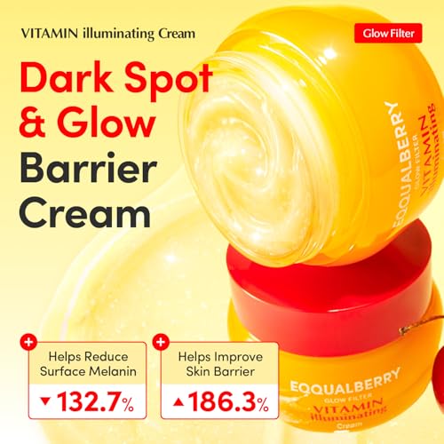 EQQUALBERRY Vitamin Illuminating Cream | Vitamin C & 5% - Product Imagery