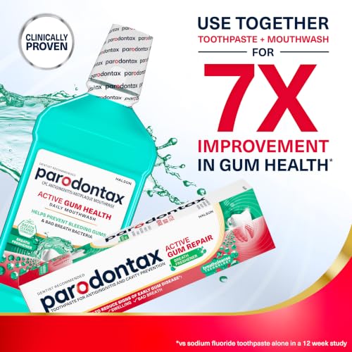 Parodontax Active Gum Repair Breath Freshener Toothpaste, 3.4 oz - Product Imagery