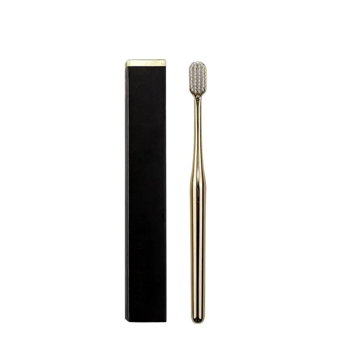 Gold Silver Manual Toothbrush Adults Soft Bristles Gentle - KHOGSBPSW Official Imagery - 2