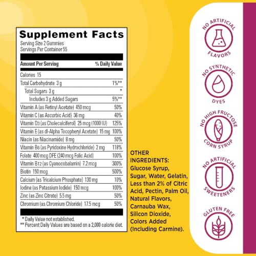 Nature Made Multivitamin for Women, 70 Multi Vitamin Gummies - Product Imagery