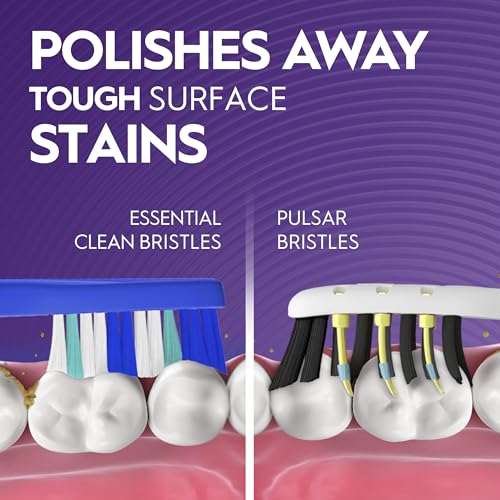 Oral-B Pulsar Charcoal, Battery Electric Toothbrush, 2 Count - Product Imagery