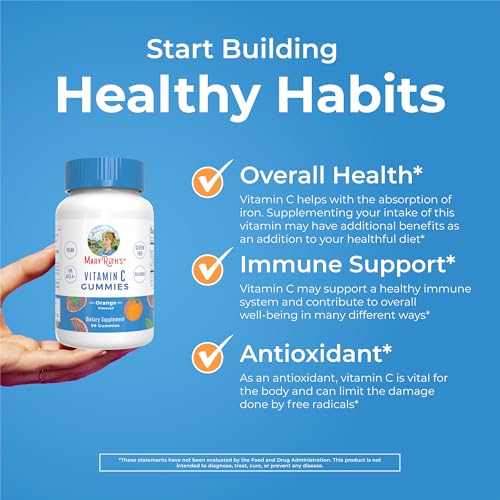 MARYRUTH'S Vitamin C Gummies for Adults & Kids, Immune Support, - Product Imagery