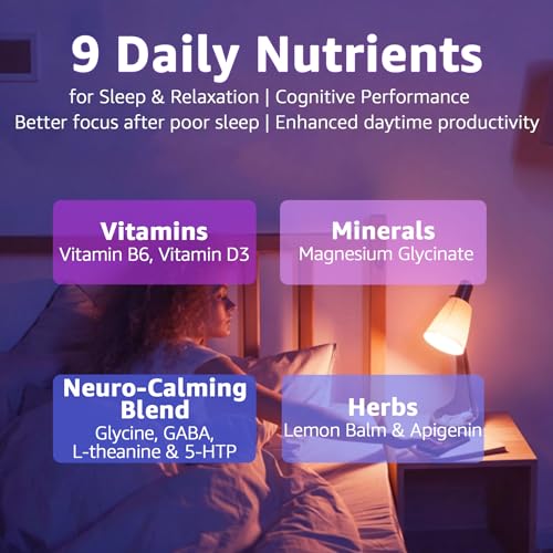 Glycine Gummies, Glycine 3g Supplements, Sleep Gummies for - Product Imagery