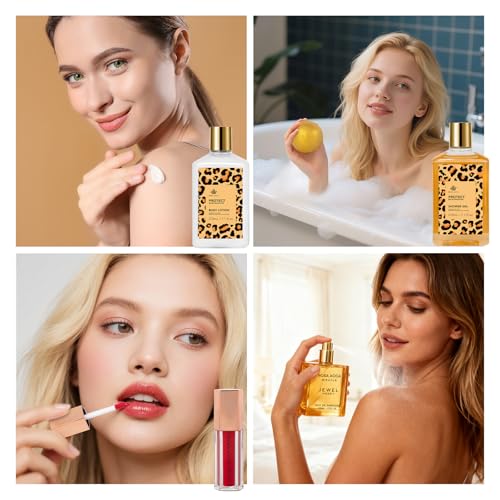 35 Pcs Gifts for Women, Women Honey & Almond Bath & Body Gifts - Product Imagery