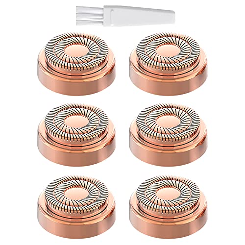 tuokiy Replacement Heads for Flawless Gen 2, Double Ring, 6-Pack