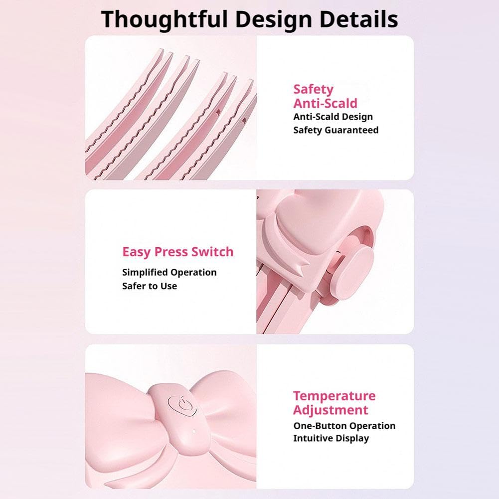 Heated root volumizer clip from Generic with 2 heat settings, cordless rechargeable hair styling tool for quick volume touch-ups.