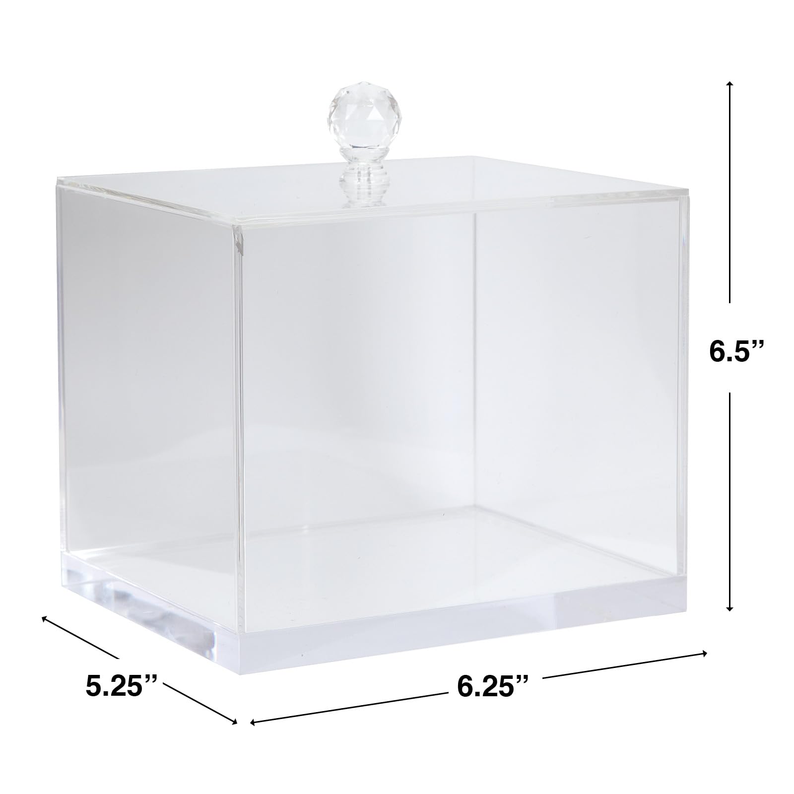 ForPro Acrylic XL facial towel holder holding 50 skin cleaning wipes, professional skincare accessory.