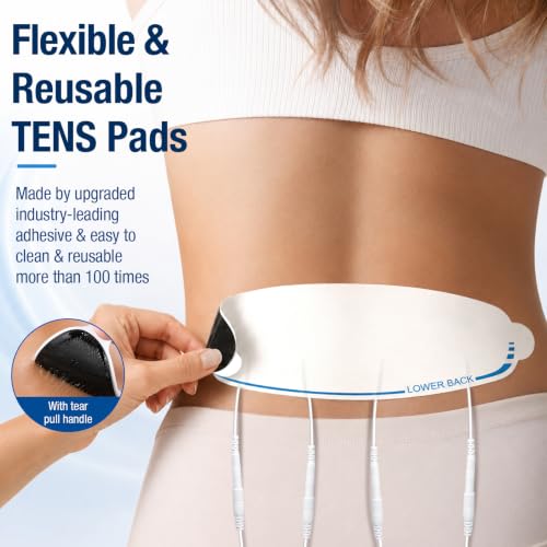 Comfytemp Adhesive Electrodes, Body-Shaped TENS Unit Replacement - Product Imagery