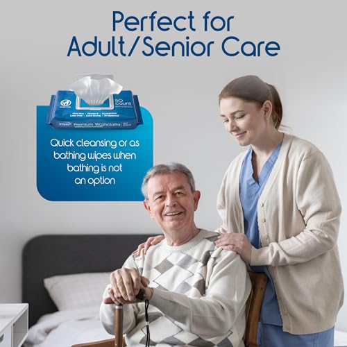 Inspire Adult Wet Wipes, Wash Cloths | Adult Wipes for - Product Imagery