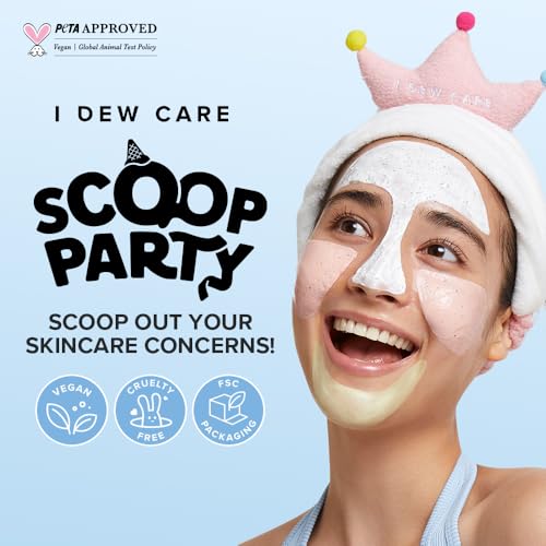 I DEW CARE Scoop Party Wash Off Face Mask Set with Headband, - Product Imagery