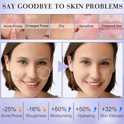 Skin Care for Teens,Gentle Hydrating Skin Care Set Kit with - Product Imagery