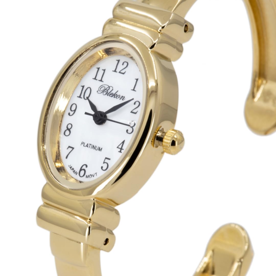 Blekon Elegant Bracelet Watch for Women – Mother-of-Pearl Dial, Polished Case Perfect for Petite Wrists – Sophisticated 