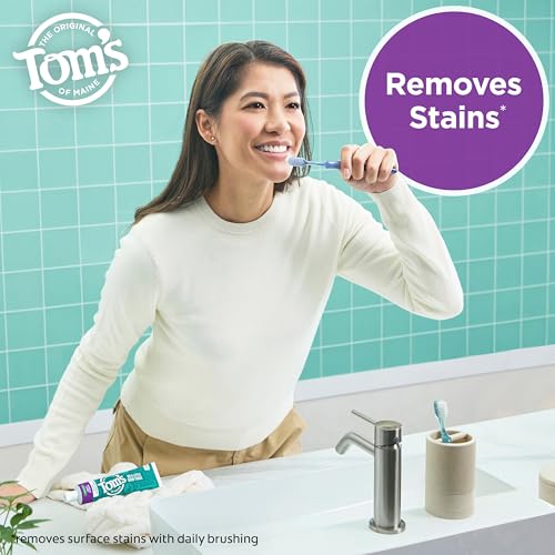 Tom's of Maine Whole Care Natural Toothpaste with Fluoride, - Product Imagery